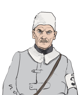 Hagberg, the white army in Rovaniemi 1918
